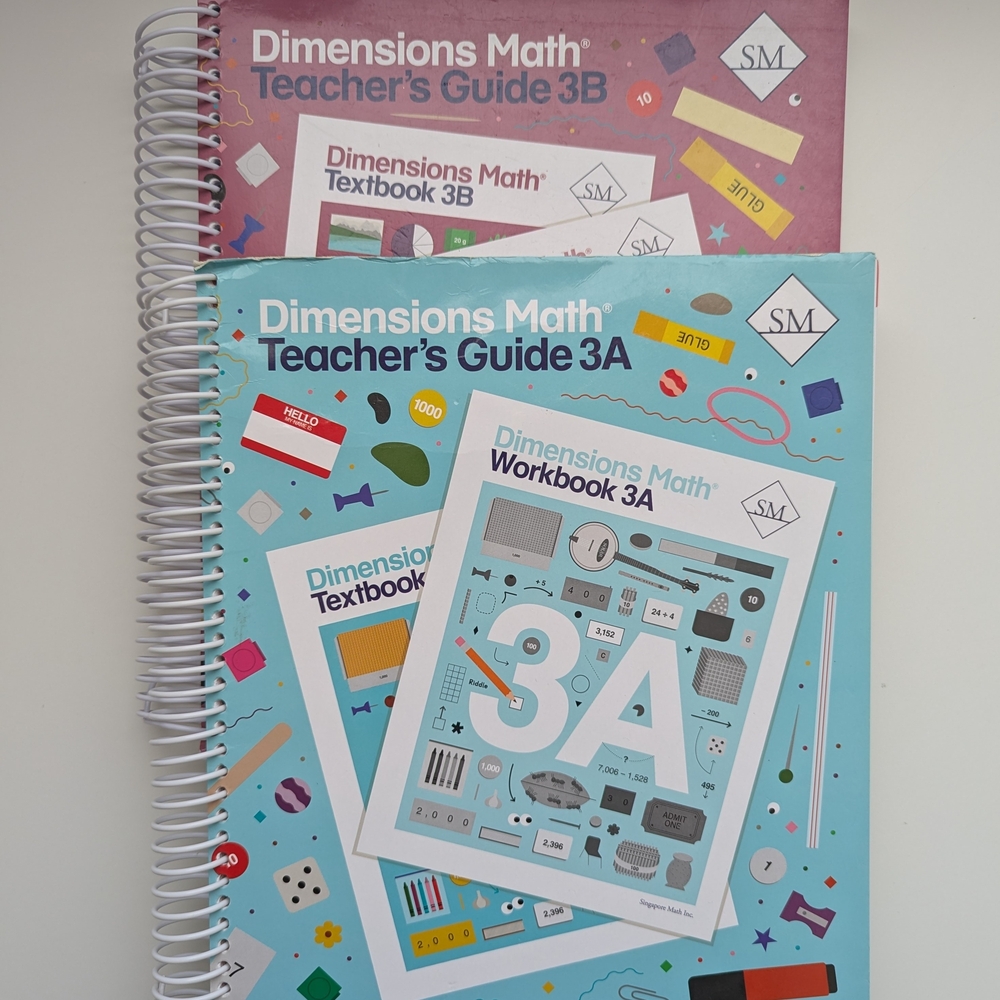 Dimensions Math Teacher’s Guide 3A & 3B - Picture 2 of 4